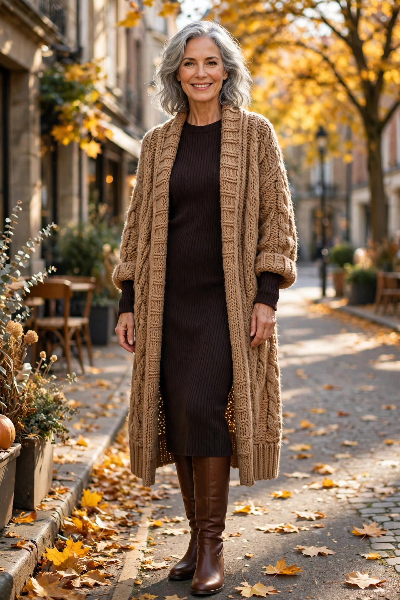Fall Outfits That Flatter a Tummy Over 50: The 8 Formulas That Actually Work