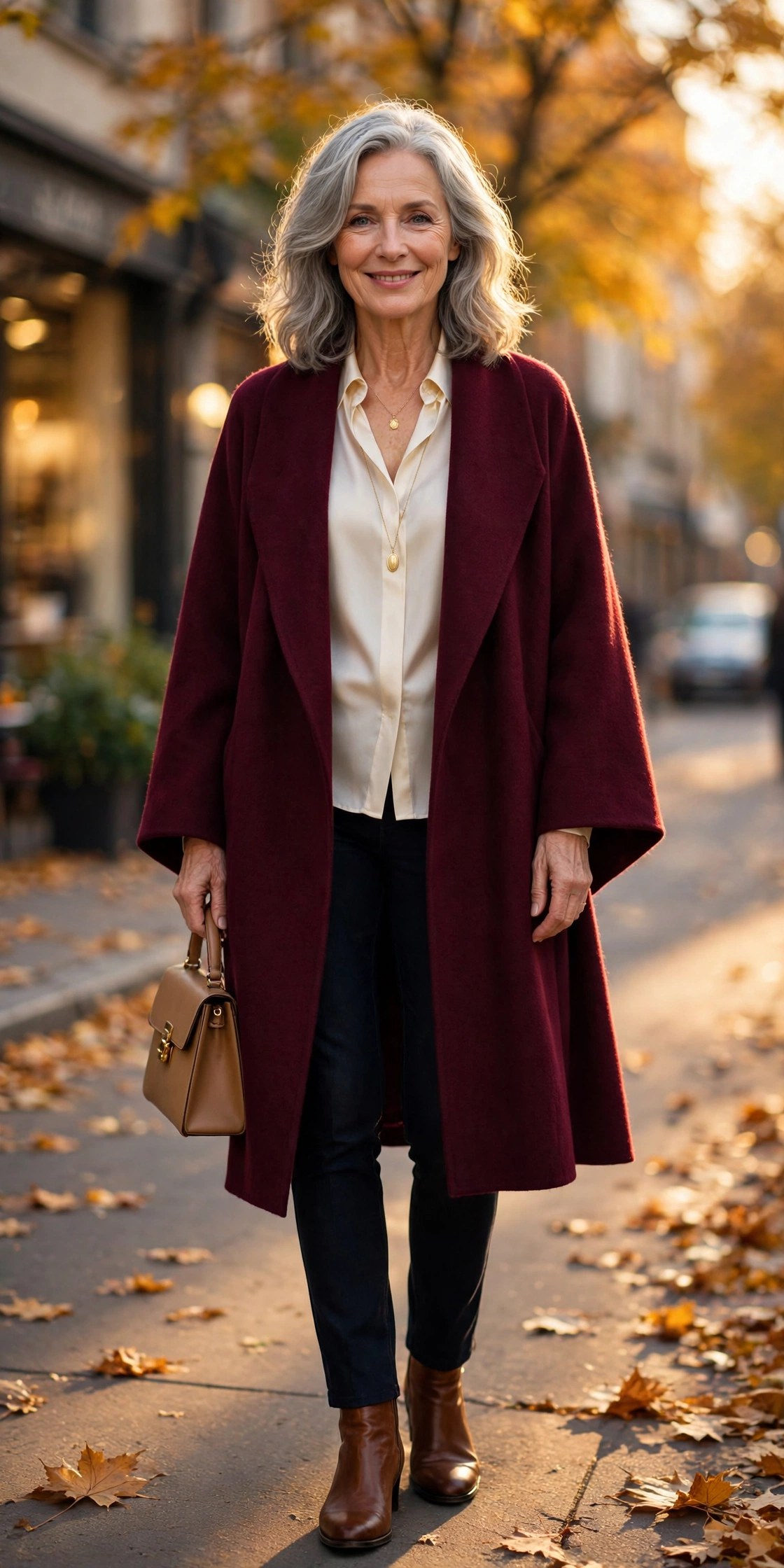 Burgundy Outfits for Women Over 50: 8 Formulas That Look Expensive Every Time
