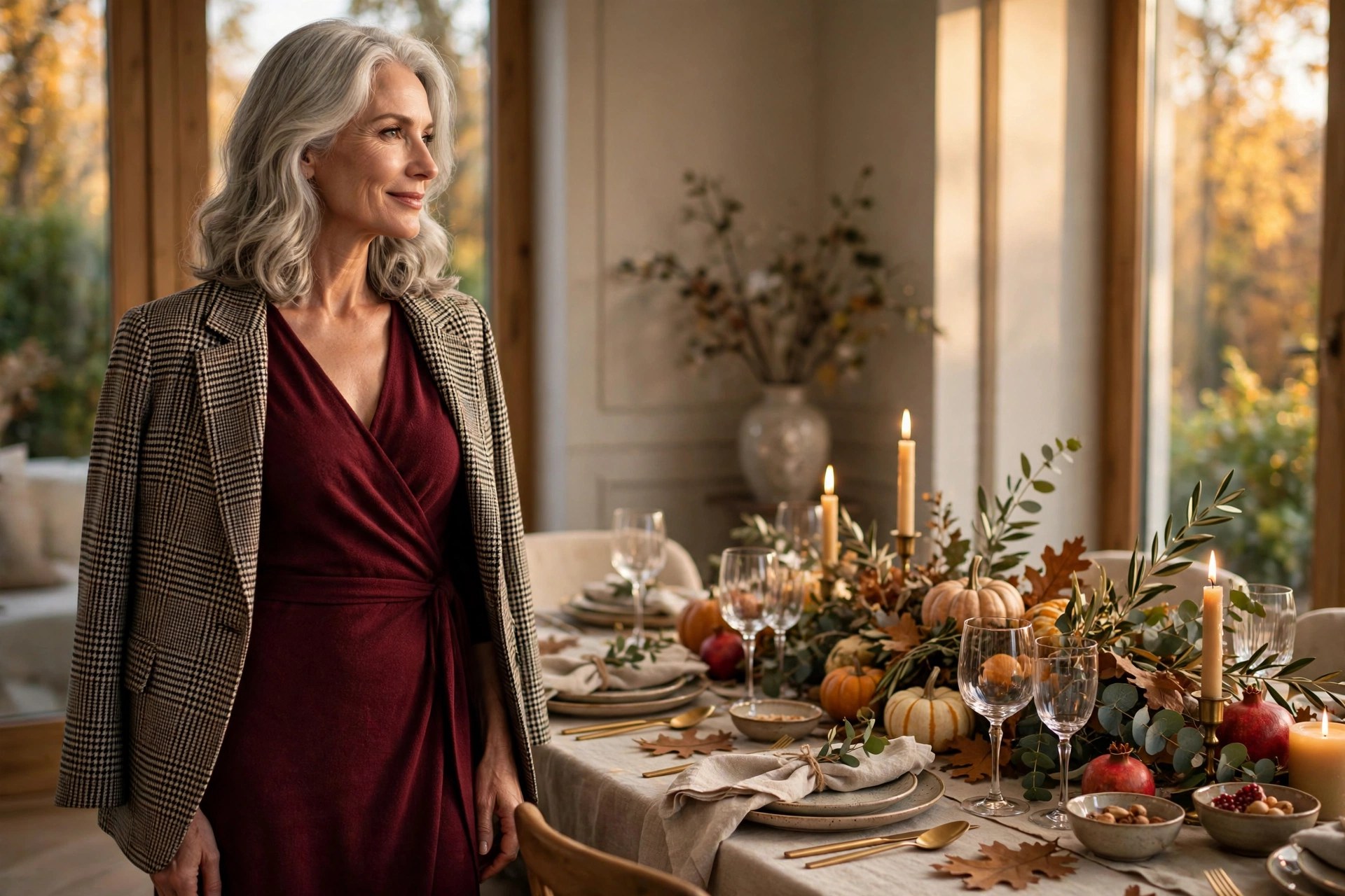 12 Thanksgiving Outfits for Women Over 50 That Are Elegant — and Actually Comfortable